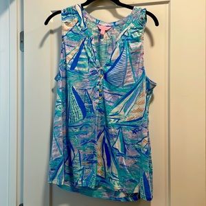 Size L, gently worn Lilly Pulitzer shirt.